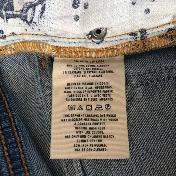 Anthropologie Pilcro and the Letterpress Distressed Low Rise Jeans Size 27P - Picture 13 of 13